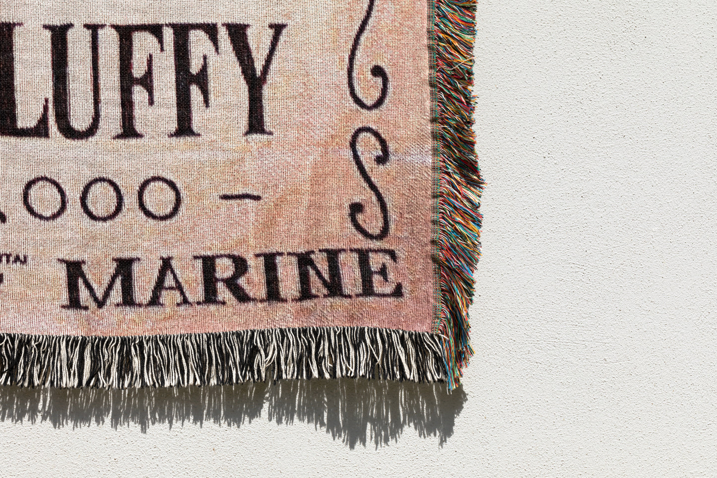 Luffy Gear 5 Wanted Poster Woven Tapestry – One Piece Wall Art Throw Blanket (60"x50")