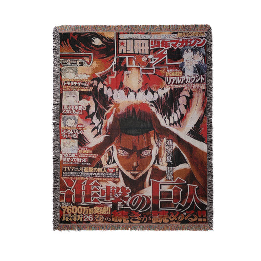 Attack on Titan Tapestry Blanket – Eren Yeager Titan Throw