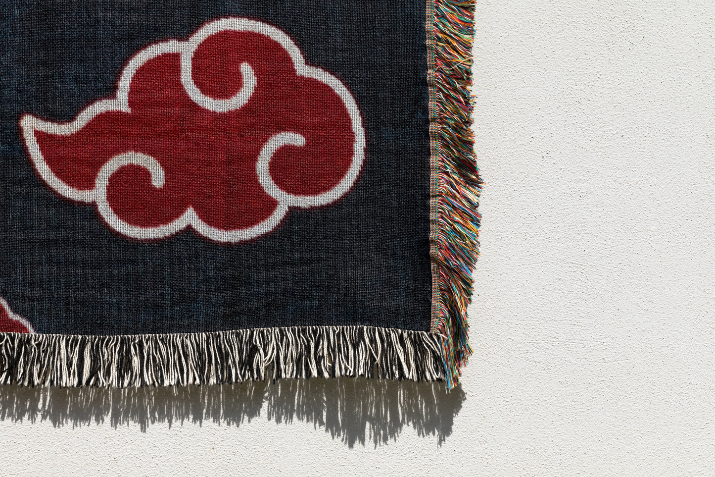 Akatsuki Cloud Woven Throw Blanket | 50x60 Naruto Anime Blanket | Anime Room Decor (1)