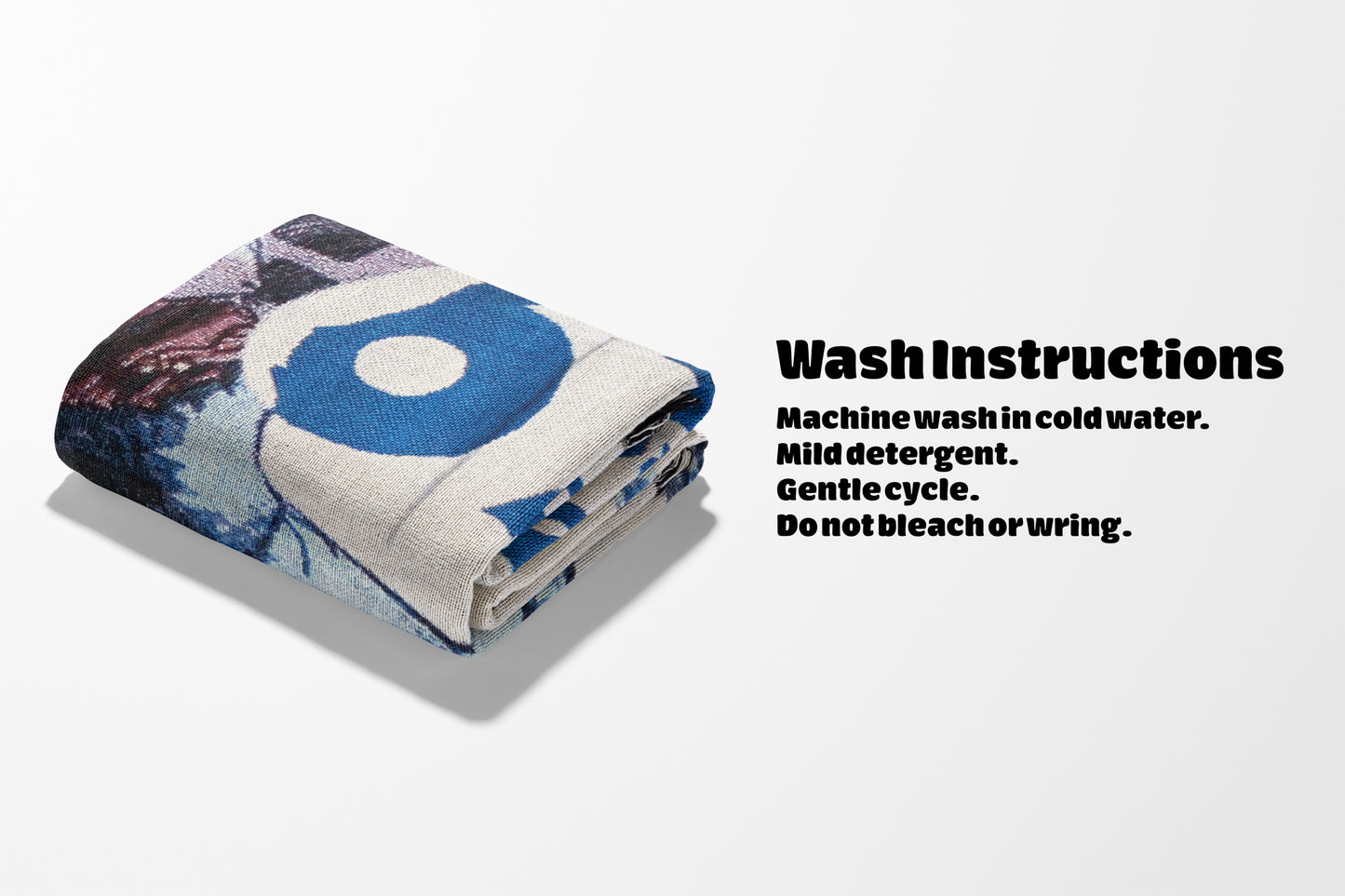 Trafalgar Law One Piece Woven Throw Blanket | 50x60 Anime Blanket | Heart Pirates Manga Decor (3)