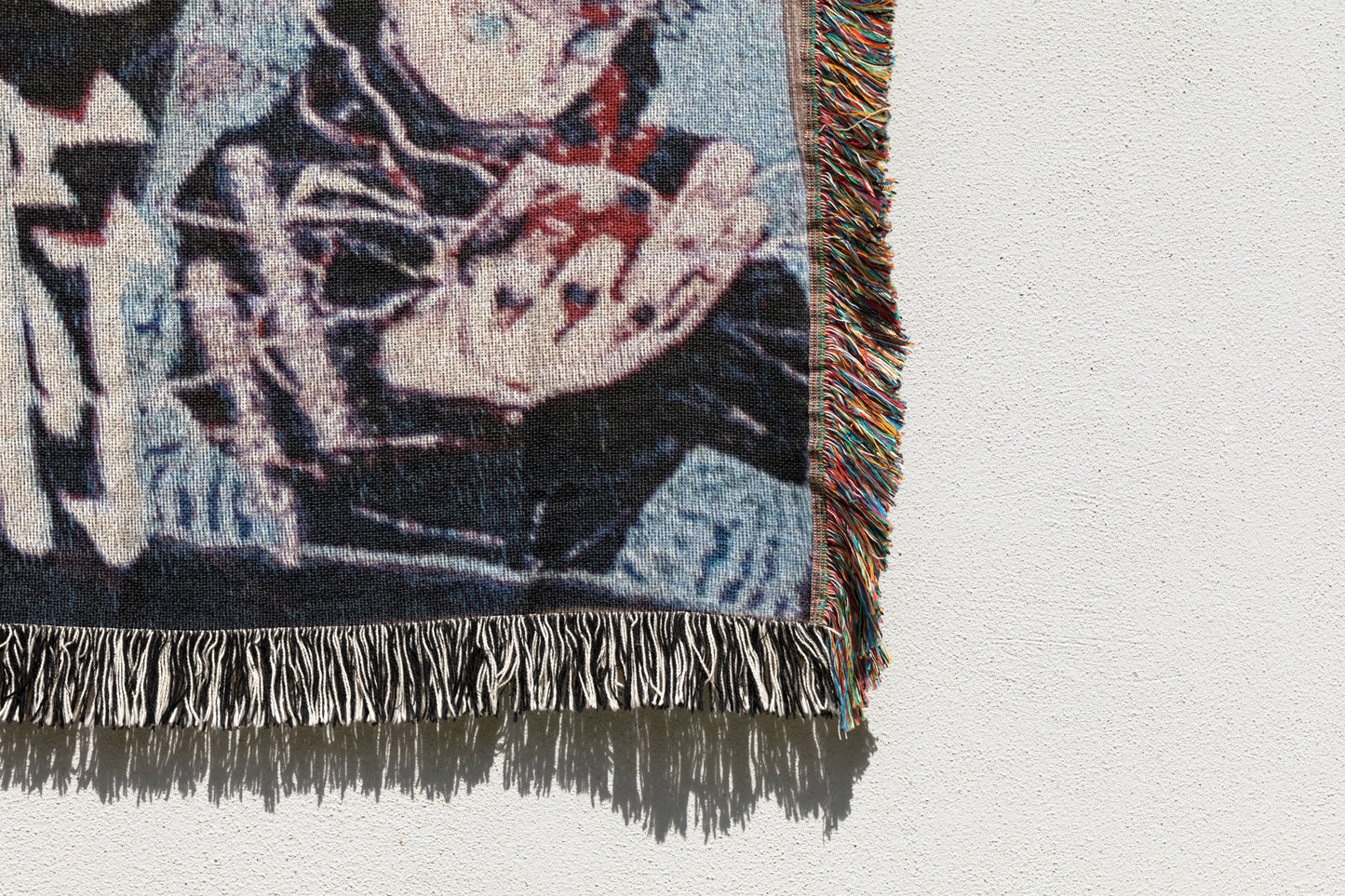 Jujutsu Kaisen Gojo Satoru Woven Throw Blanket | 50x60 Weekly Jump Anime Blanket | Sorcerer Manga Room Decor (9)