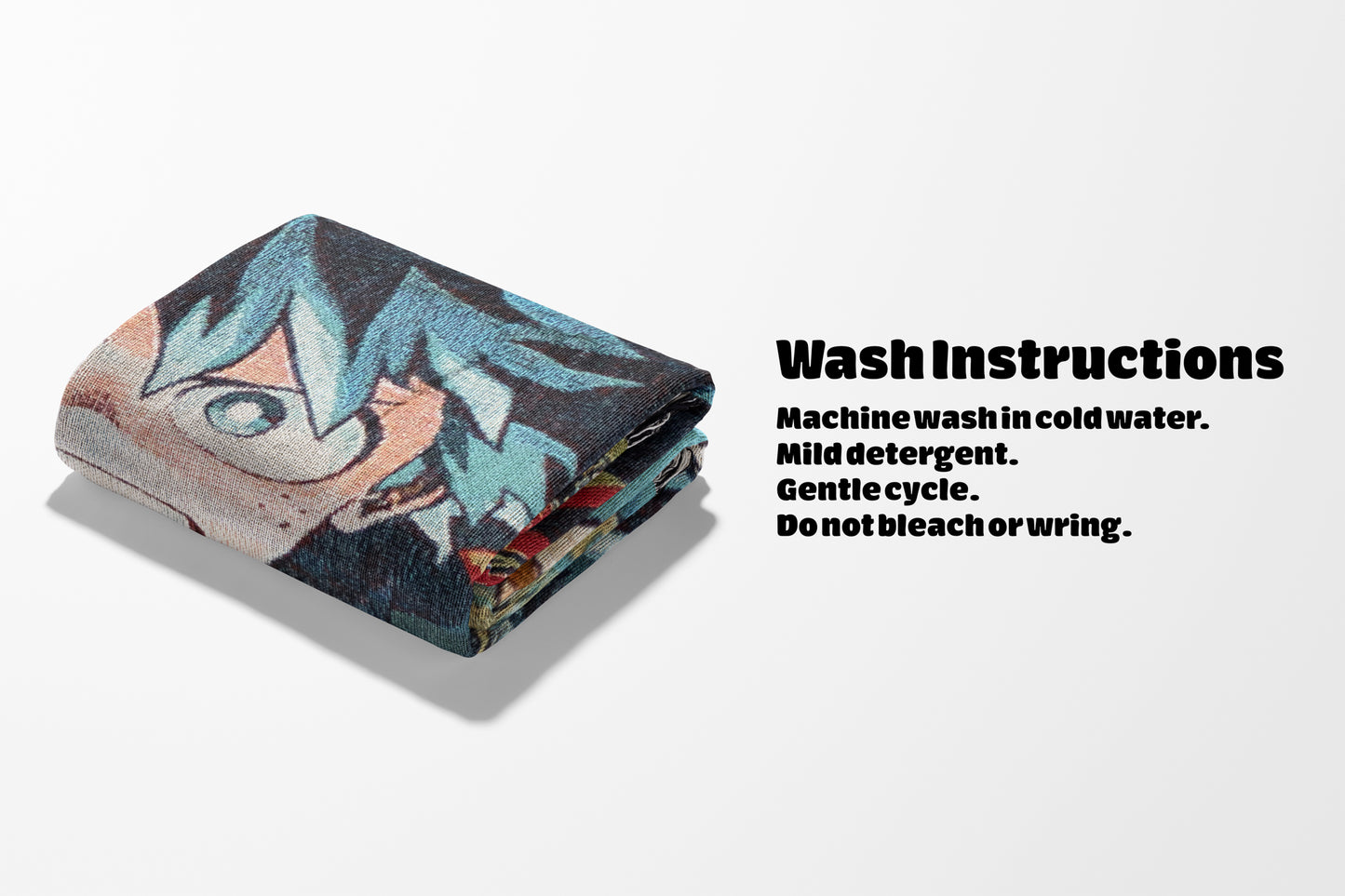 My Hero Academia Deku Weekly Jump Woven Throw Blanket | 50x60 Anime Blanket | Izuku Midoriya Manga Decor (16)