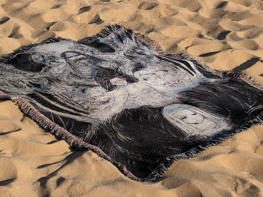 Attack on Titan Woven Throw Blanket | Eren Yeager Anime Blanket | 50x60 Dark Anime Room Decor (22)