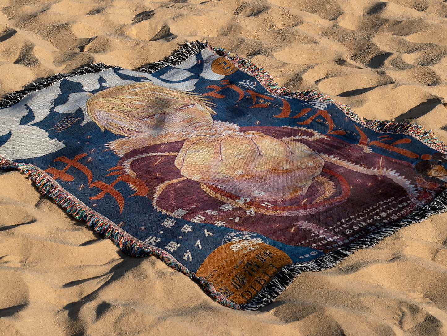 Vinland Saga Woven Throw Blanket | 50x60 Anime Blanket | Manga Room Decor (26)