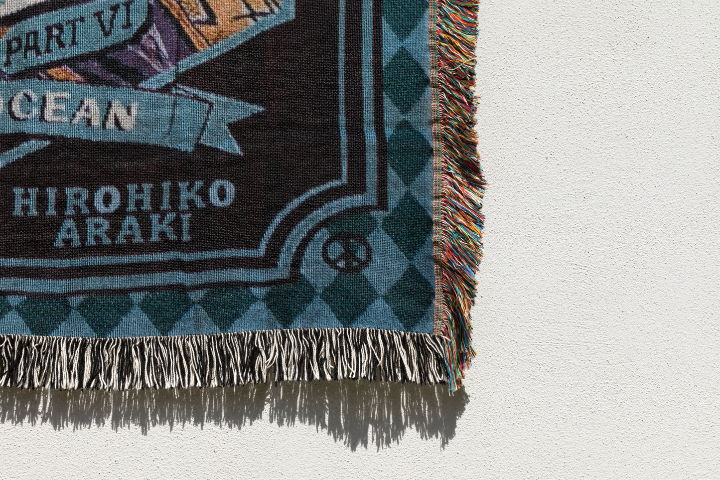 JoJo's Bizarre Adventure Stone Ocean Woven Throw Blanket | 50x60 Anime Blanket | Otaku Room Decor (32)