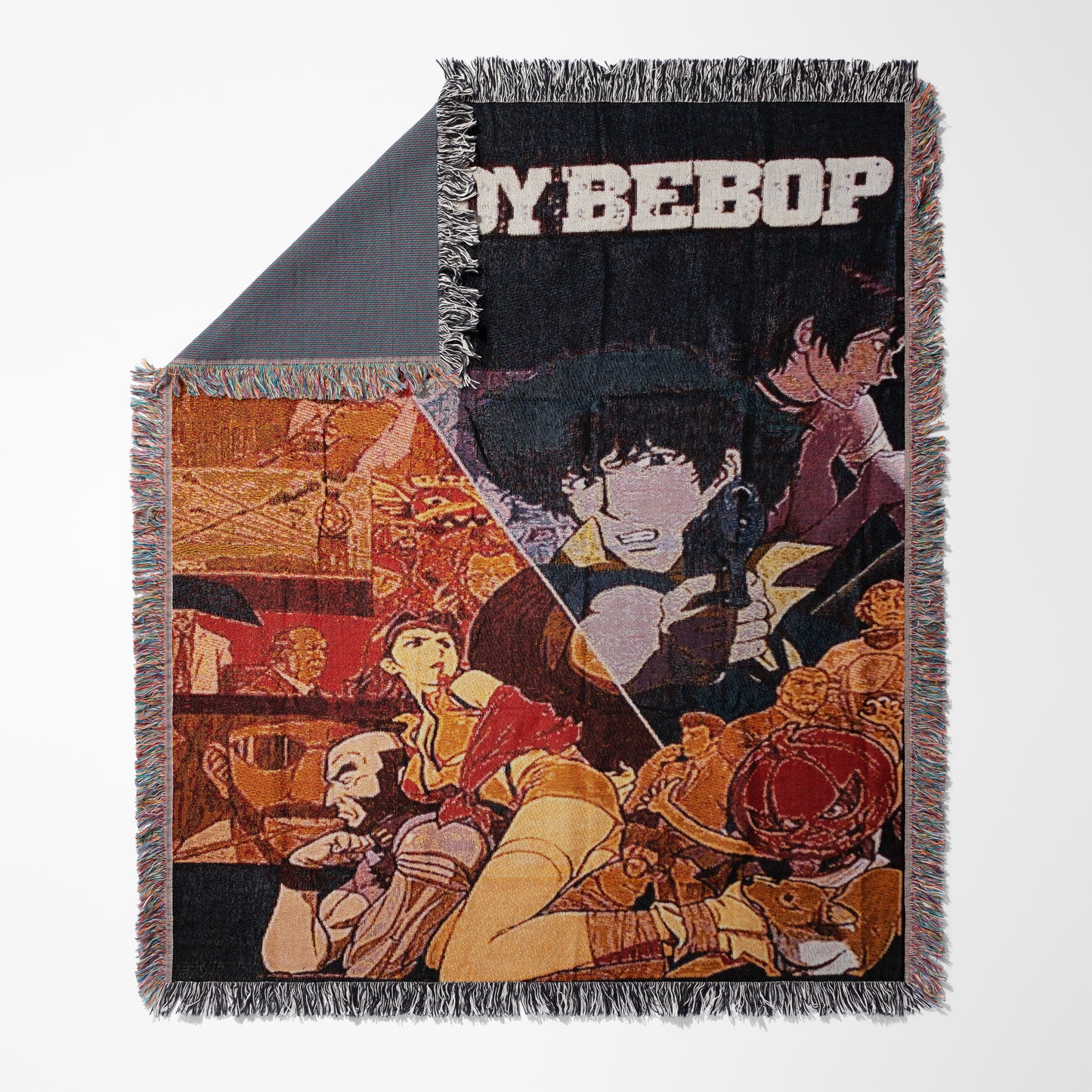 Cowboy Bebop Woven Throw Blanket | 50x60 Anime Manga Blanket | Otaku Room Decor (34)