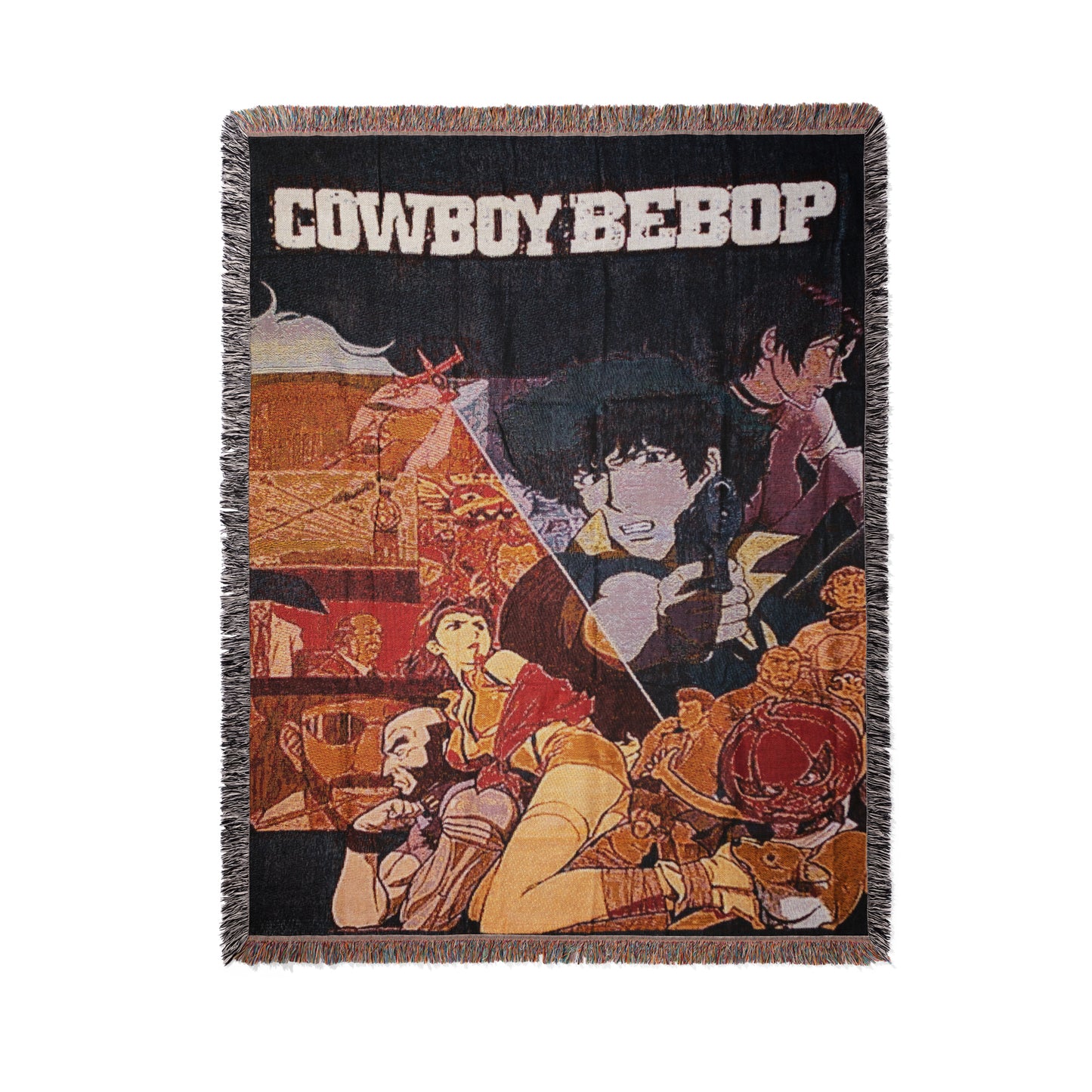 Cowboy Bebop Woven Throw Blanket | 50x60 Anime Manga Blanket | Otaku Room Decor (34)